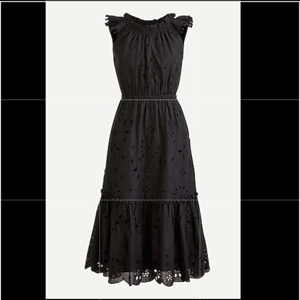 J. Crew petite eyelet mini dress